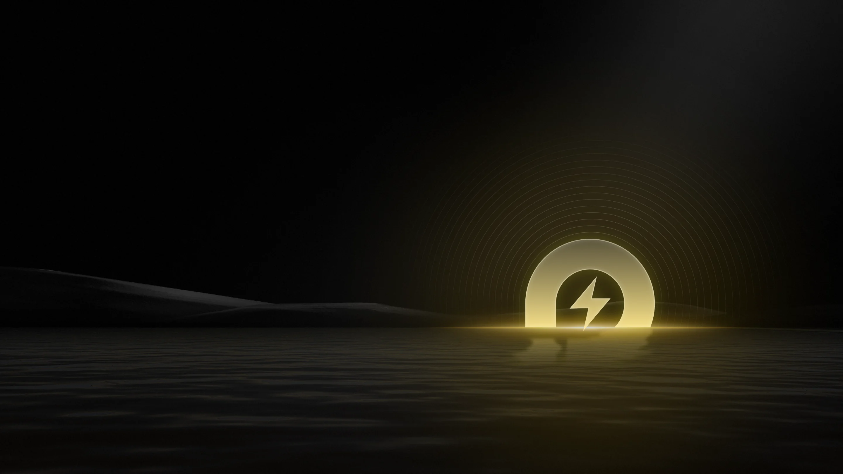 LDPlayer performance artwork with a golden energy symbol